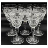 5pc Richardson British Crystal  Glasses