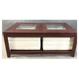Coffee Table with Nesting Storage Ottomans