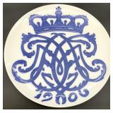 1906 Royal Copenhagen Coronation Plate