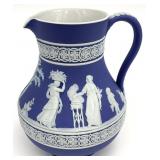 Wedgwood Blue Jasperware 5 " Etruscan Jug