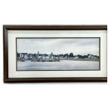 S/N New Bern NC Waterfront Landscape Art Print