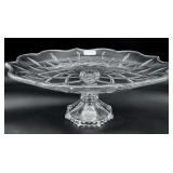 Gorham Crystal Lady Anne Footed Cake Plate
