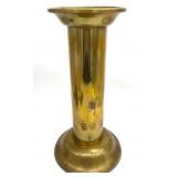 Large 20 " Vintage Brass Pillar Pedestal