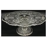Imperial Glass Fashion Clear 13 " Round Cake Stand