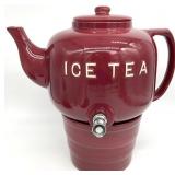 Large Vintage Ceramic Ice Tea Teapot Dispenser