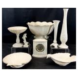 8pc Lenox Clock, Serving Dishes, Vases & More