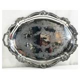 Gorham Strasbourg Large Silverplate Waiter Tray