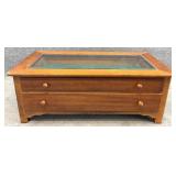 Mahogany Display Coffee Table