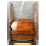 Pair Twin Size Four Post Beds