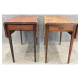 Pair Mahogany Pembroke Tables