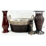 Home Decor Planter Basket, Vase & More