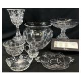 8pc Crystal / Glass Serving Dishes & More