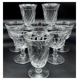 8pc Fostoria Colony Glassware