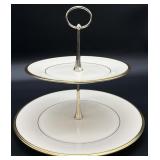 Lenox Eternal 2-Tiered Serving Tray