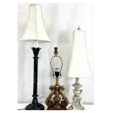 3 Neoclassical Style Table Lamps