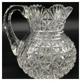 American Brilliant Period Cut Glass Small Jug