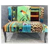 Animal Print Settee