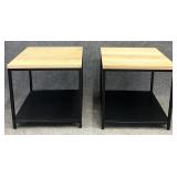 Pair New Union Home Tora Side Tables