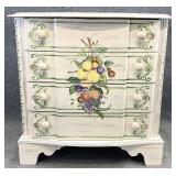 Paint Decorated Four Drawer Chest
