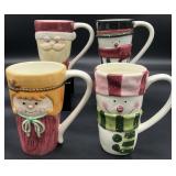4pc Ceramic Christmas796\\\