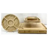 3pc JK Adams Wooden Charcuterie Boards