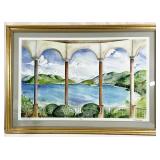 S/N Beach Villa View Caribbean Sea View Art