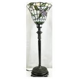 Tiffany Style Stained Glass 24 " Torchiere Lamp