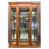 Pulaski Sliding Door Display Cabinet