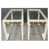 Pair New Modern History Regent Accent Tables