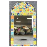 Mosaic Tile Dome Top Mirror