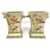 2 Andrea by Sadek Hummingbird Collection Vases