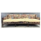 Contrasting Upholstered Vintage Sofa