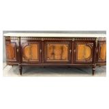 Italian Marble Top Credenza