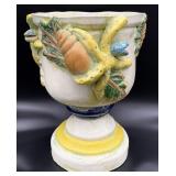 Hand Made Nautical Seashell Pottery Planter
