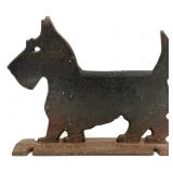 Vintage Cast Iron Scotty Dog Boot Scraper