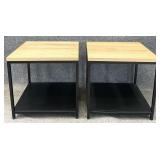Pair New Union Home Tora Side Tables