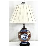 Japanese Imari Style Porcelain Table Lamp