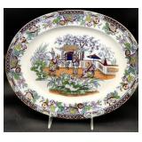 Antique English Chinoiserie Ironstone Platter