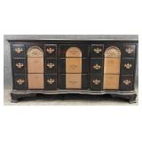 Painted Block Front Triple Dresser
