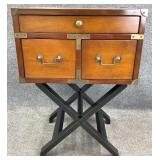 Authentic Models Campaign Chest on Stand