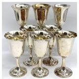 8 Sterling Silver Lord Saybrook Goblets