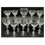 12 Crystal Clear Liquor Cocktail Glasses & More
