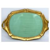 Vietri Florentine Wooden Gold Accent Rectangle