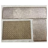 3 Small Brown Home Rugs