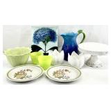 Asst Floral Home Decor & Serving Dishes