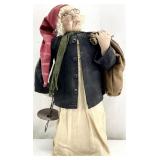 Ebenezer Scrooge One of a Kind Art Doll Door Stop