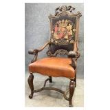 Carved Throne Chair