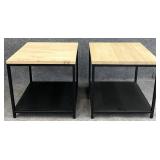 Pair New Union Home Tora Side Tables