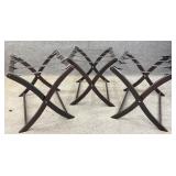 Group of 3 Folding Luggage Racks