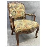 Chinoiserie Upholstered Arm Chair